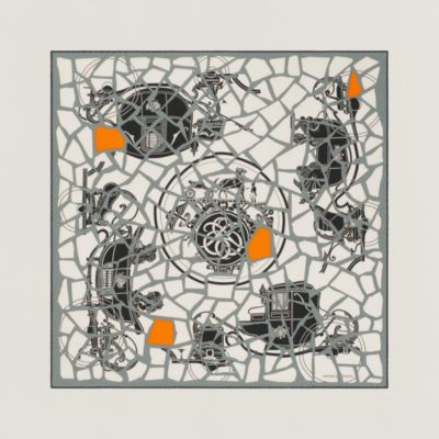 【HERMES】上品さ漂うデザイン☆大判トライアングル Ex-Libris Ex-Libris giant triangle | Hermès Mainland China